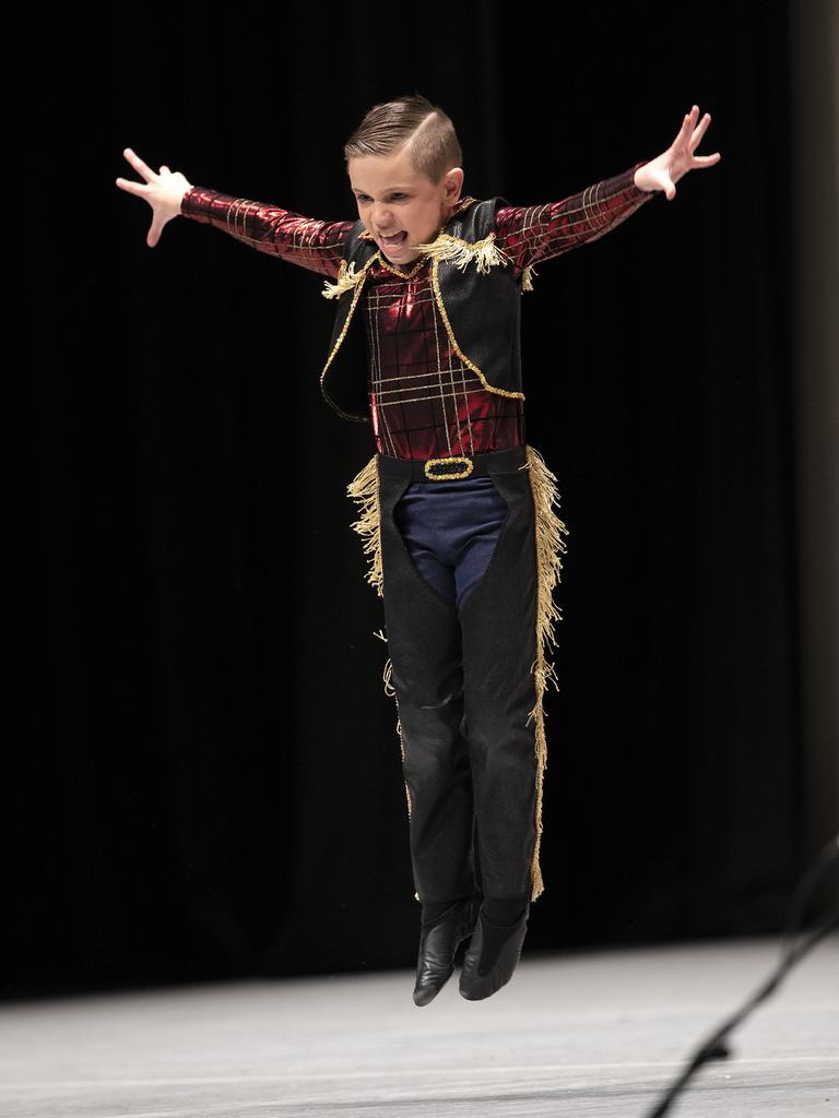 8 Years Song and Dance Solo. Reagan Burgess during the Southern Tasmanian Dancing Eisteddfod, Wrest Point. Picture: Chris Kidd