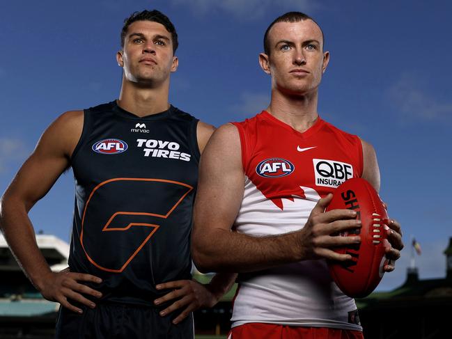 As two of the most talented young players in the competition, Callaghan and Warner are set to take centre stage in the Sydney Derby for many years to come. Picture: Phil Hillyard