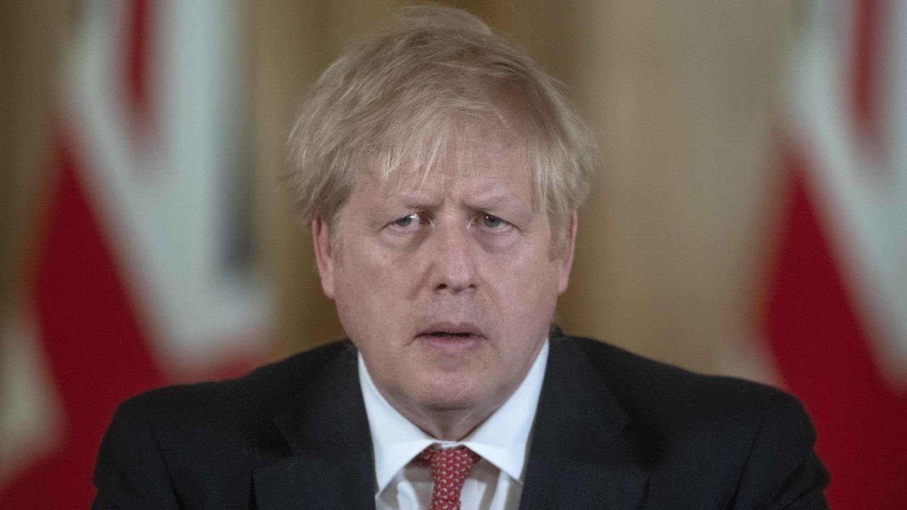 British Prime Minister Boris Johnson speaks on Friday. Picture: Julian Simmonds/WPA Pool/Getty Images