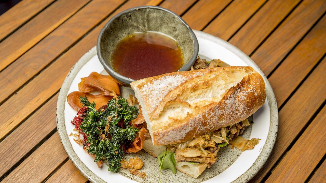 Star Anise Slow Braised Beef Baguette dish is on the menu. Picture: Jerad Williams