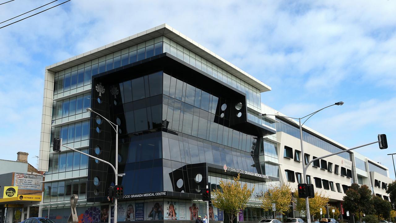 St John of God Hospital Geelong. Picture: Alison Wynd