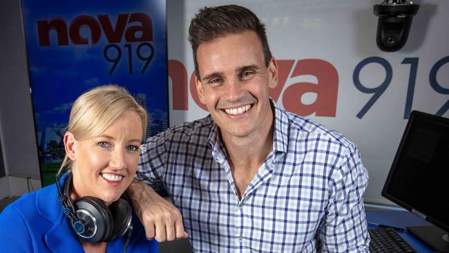 Jodie Oddy and Andrew Hayes. Picture: Emma Brasier