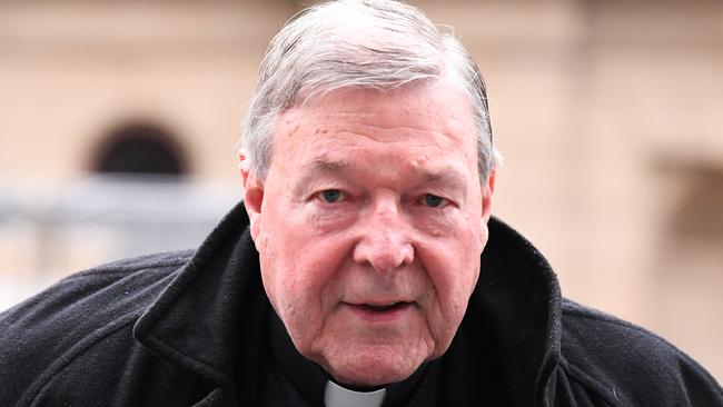 Cardinal George Pell has been convicted of multiple child sex offences. Picture: James Ross/AAP