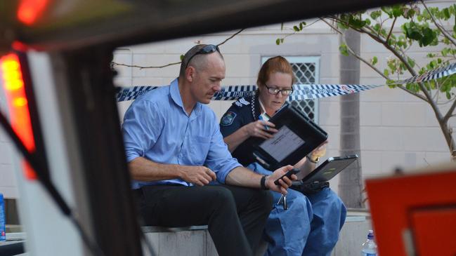 Scenes of Crime Officer investigating the suspicious death of a man at a Belgian Gardens house on Saint James Drive.