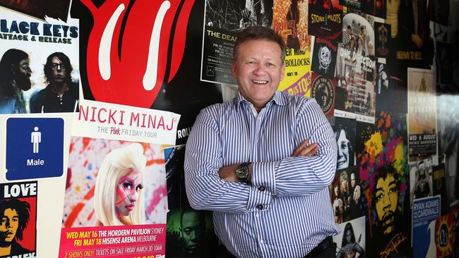 Chief Executive Officer of TEG, Geoff Jones in his Sydney office. Photo: John Feder