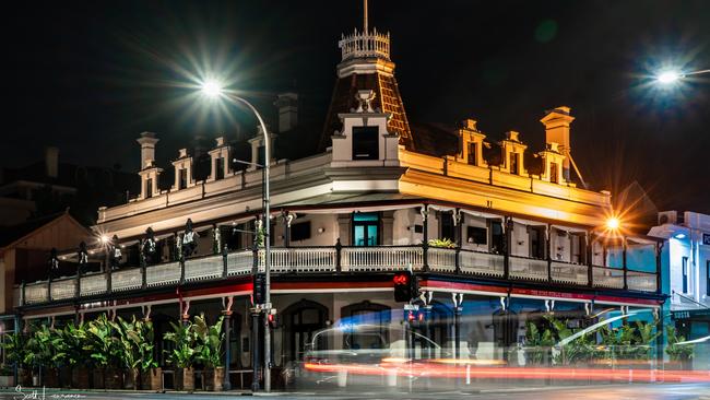 The deserted corner Rundle Street and East Terrace. Picture: Scott Lawrance/Visual Dynamics.