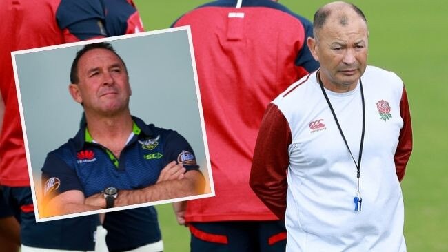 Canberra coach Ricky Stuart is in England's World Cup camp.