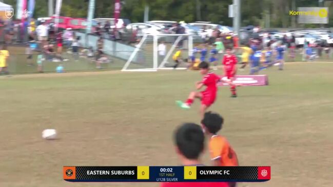 Replay: Eastern Suburbs v Olympic FC (U12 boys silver) - Football Queensland Junior Cup Day 3
