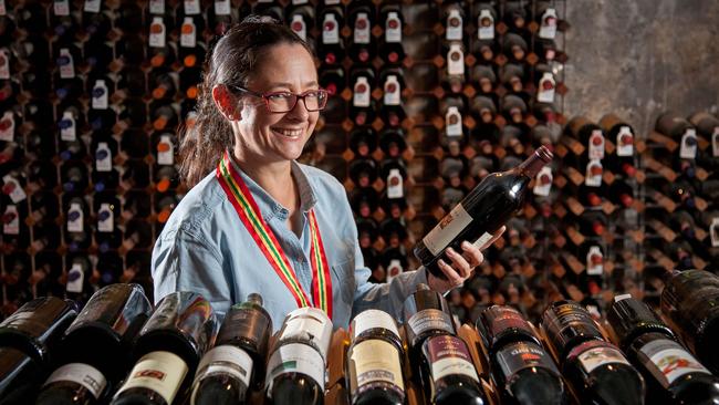 Louisa Rose, in the Barossa Grand Cellar.