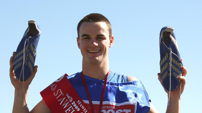 Aaron Stubbs says his dedication suffered after winning the Stawell Gift in 2009 as an 18-year-old.