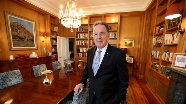 17/07/2019  Graeme Samuel, at his house in Brighton.  He has released his report on APRA which is leading to sweeping overhaul of the regulator.  Picture: David Geraghty / The Australian.