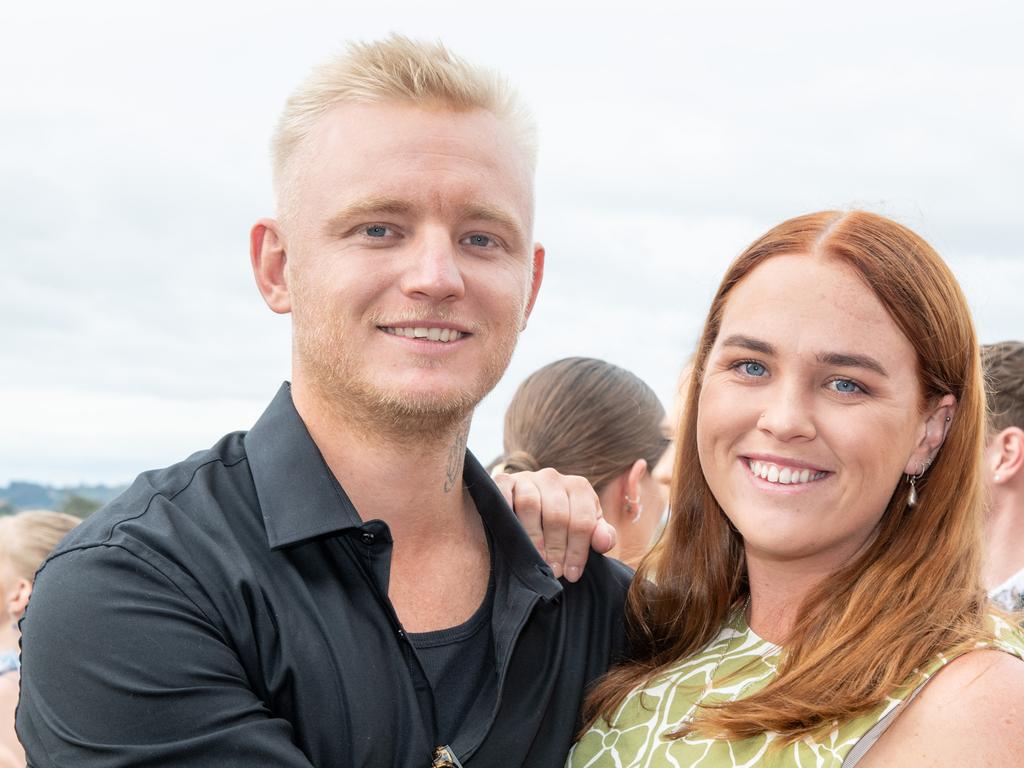 Madi and Michael Monckton. IEquine Toowoomba Weetwood Raceday - Clifford Park Saturday September 28, 2024 Picture: Bev Lacey