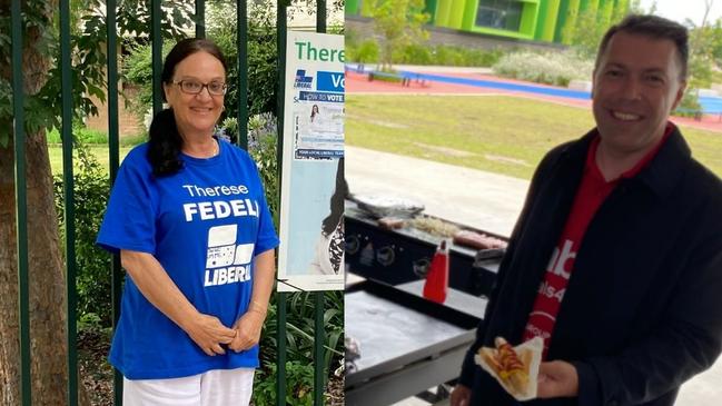 Early polling suggests the two incumbent mayors in Macarthur will keep their seats. Pictured are former Camden mayor Therse Fedeli and former Campbelltown mayor George Brticevic.