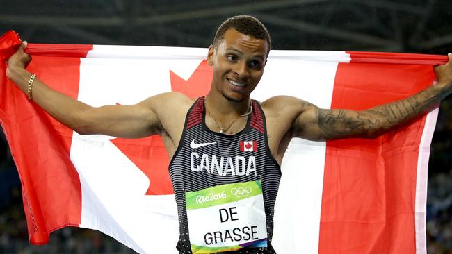 Andre de Grasse won’t be coming to the Gold Coast.