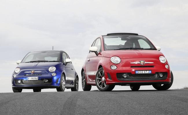 2016 Abarth 595C and 595. Photo Contributed.