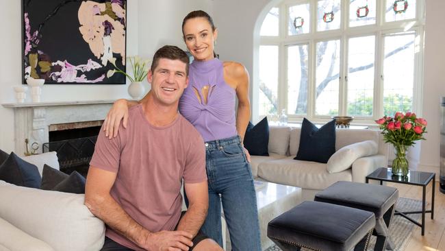 Jonathan and Kylie Brown are selling their Melbourne home in Canterbury. Picture: Jason Edwards