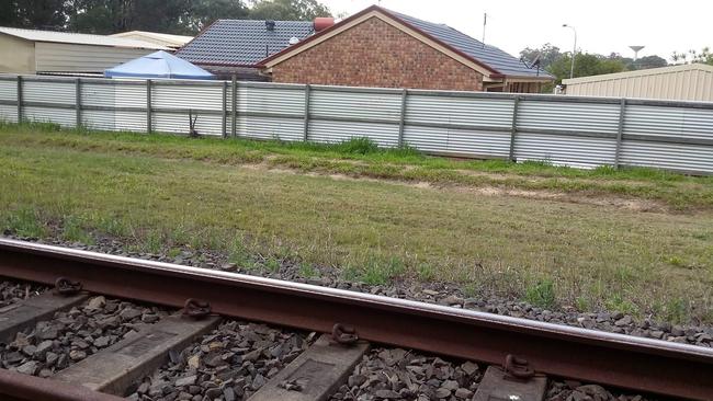 Houses along the track where residents say they are concerned about noise, and dust and air pollution.