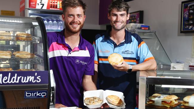 Daniel Freebody of Cairns Carwash Cafe has taken ownership of the famous Meldrum's pie company, and opened a drive through bakery and cafe at their Reservoir Road business. Picture: Brendan Radke