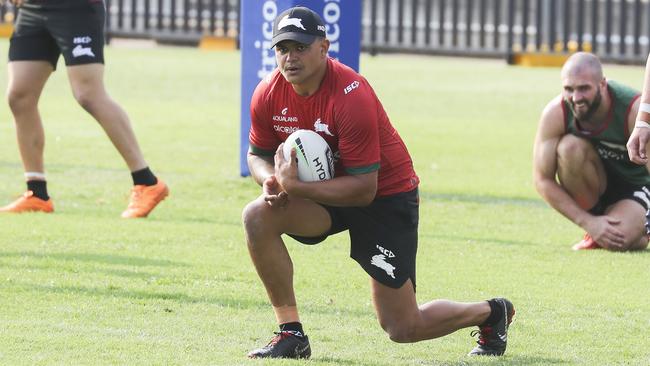 Latrell Mitchell’s arrival has forced out Doueihi. Picture: Dylan Robinson