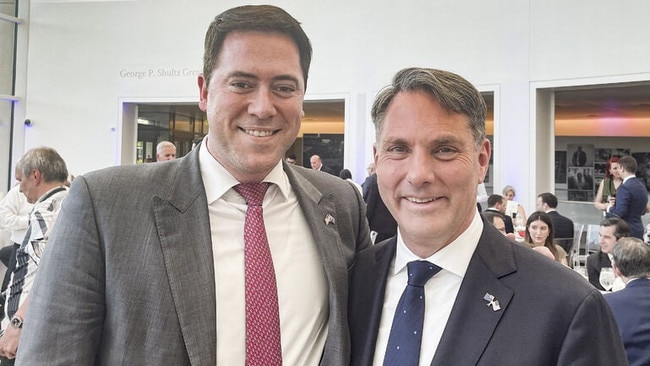 David Collard with Deputy Prime Minister Richard Marles.