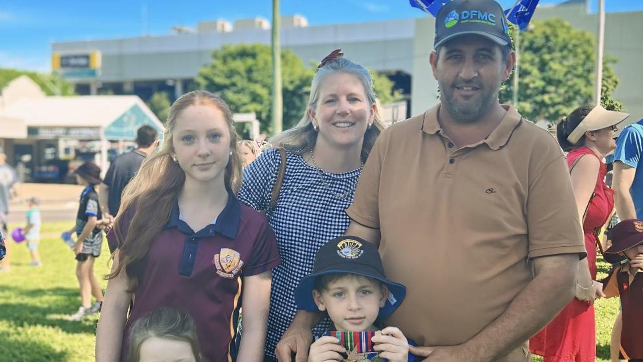 The Blackwood family showed their Anzac spirit at the Gympie 2024 Anzac Day parade.