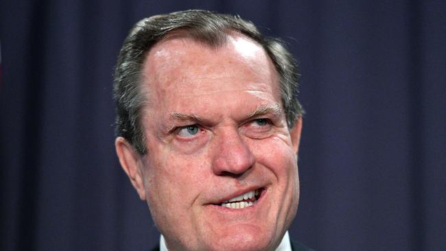 Commissioner of Taxation Chris Jordan at a press conference at Parliament House in Canberra, Thursday, March 29, 2018. (AAP Image/Mick Tsikas) NO ARCHIVING