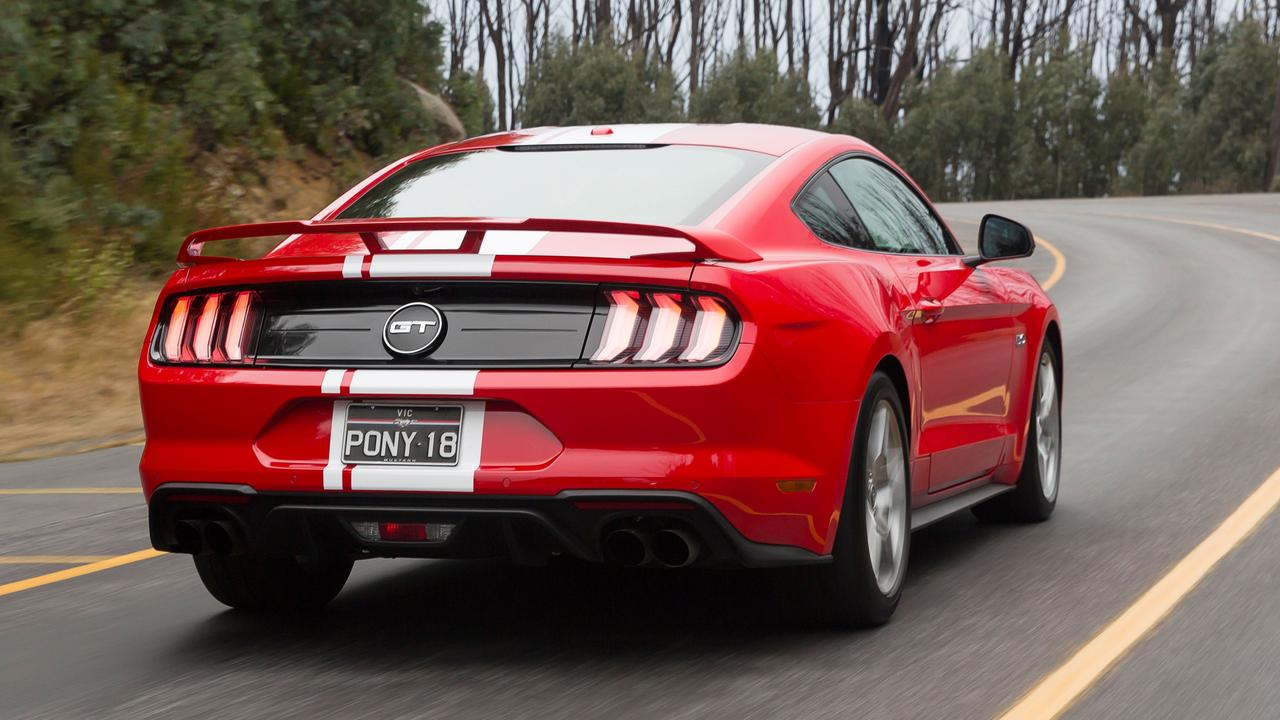 The Mustang is one of the last remaining rear-wheel drive performance cars.