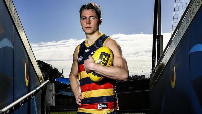 Collingwood is showing interest in Adelaide’s Jake Kelly. Picture Sarah Reed