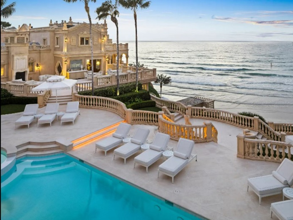 Mr Deason imported Georgia sand for the beach and spent US$60m on construction: Picture: Realtor via Austin Ashline/Future Home Photos