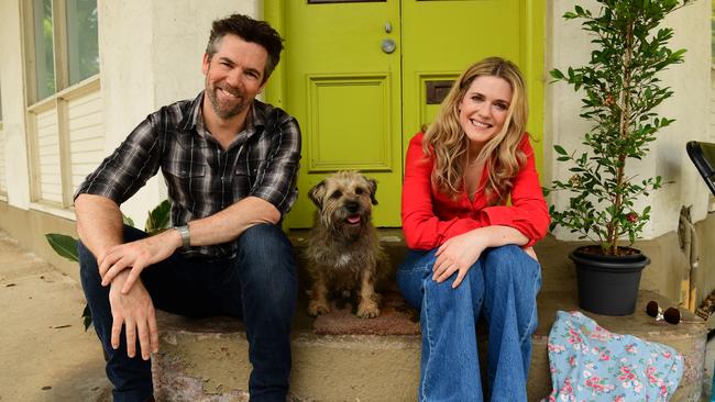 Patrick Brammall and Harriet Dyer from the BINGE comedy series Colin From Accounts. A Deloitte reports says Australians are closely watching the costs of their streaming services.