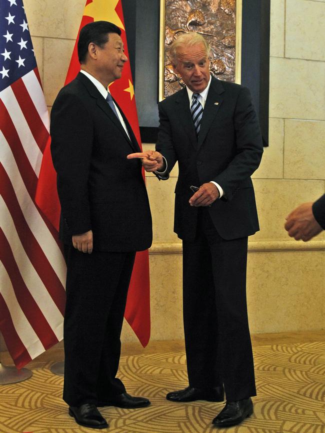 Joe Biden with Xi Jinping in 2011.