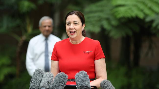 Premier Anastasia Palaszczuk welcomes the NSW-Victoria border decision and said Queensland “will continue to provide support to Victoria”. Pic Peter Wallis