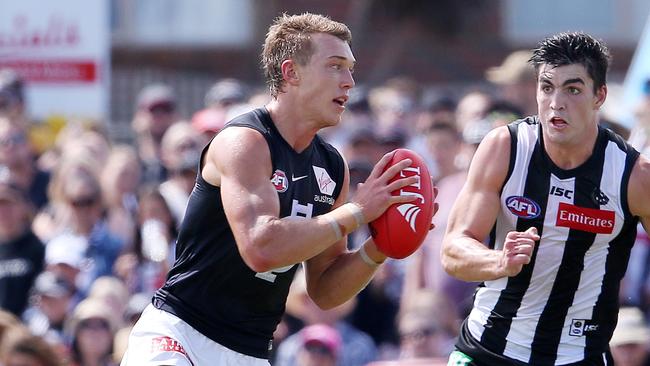 Patrick Cripps says it’s now up to the players to take the Blues to the next level. Picture: Michael Klein