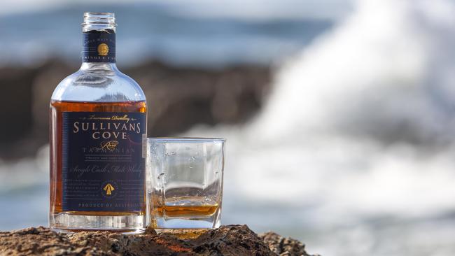 Sullivans Cove whisky has won international awards and is one of Tasmania’s best. Picture: SUPPLIED.