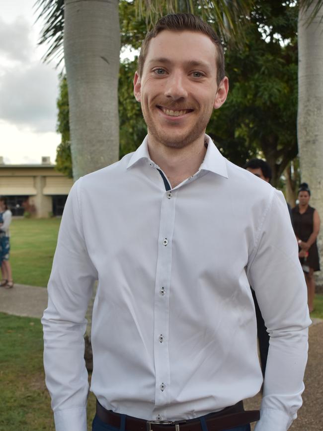 Mitch Lumsden at the Sarina State High School formal at the MECC, Mackay, on Thursday November 19. Picture: Zizi Averill