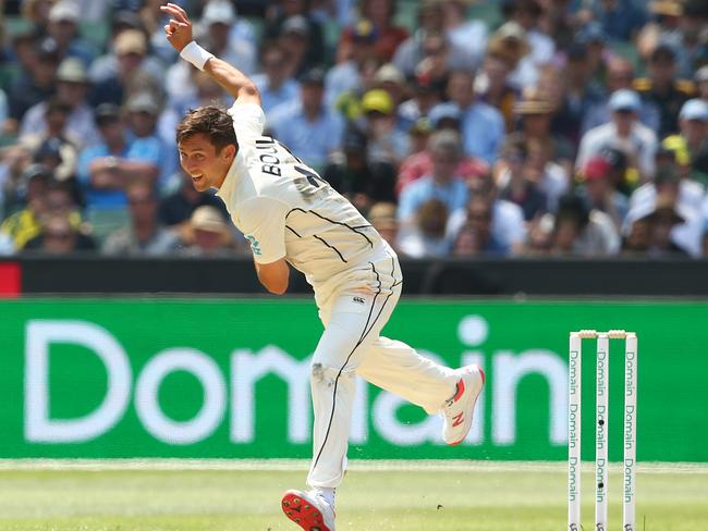 Trent Boult bowling at the MCG. Picture: Getty Images