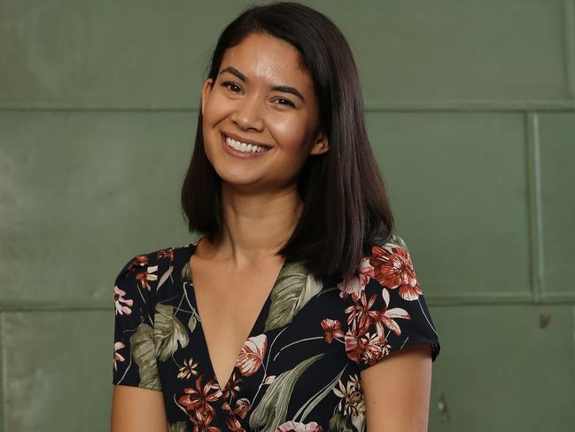 Melanie Perkins, co-founder of Canva, an online tool that allows users to create sophisticated graphic layouts. Pictured in her office in Surry Hills. Picture Rohan Kelly