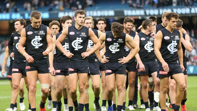 The Blues will be vying for their second win of the season over the next month. Pic. AAP