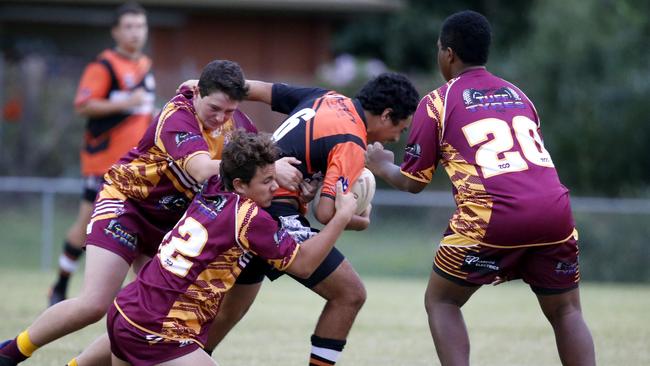 Southern Suburbs v Central Scorpions. Central Scorpions’ Marcus King. CDJRL at Jones Park. PICTURE: ANNA ROGERS