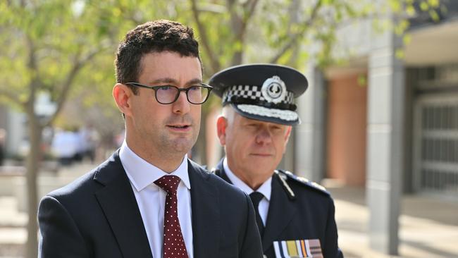 Police Minister Dan Cregan said the state government’s investment would expand efforts to recruit extra police in the past 12 months. Picture: NCA NewsWire/Brenton Edwards