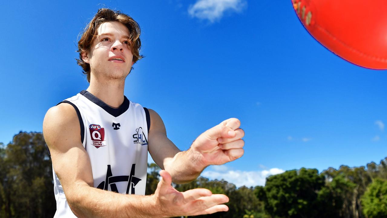 Mountain Creek State High School’s Joel Peters will look to capitalise on his long-range kicking ability. Picture: Patrick Woods.