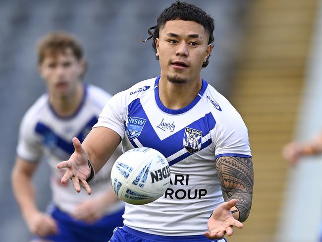 Cassius Tia of the Canterbury Bulldogs. Picture: NRL Photos/Gregg Porteous