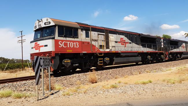 Four men have been arrested after attempting to flee Victoria on board a freight train.