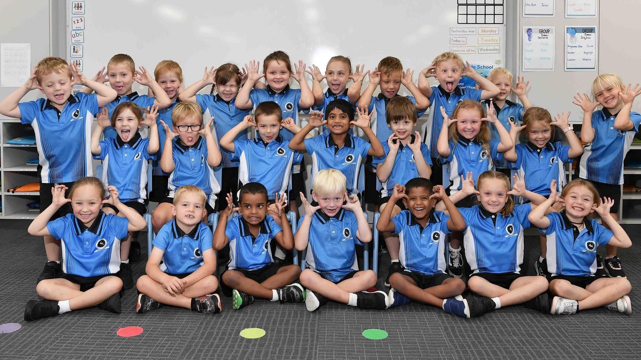 MY FIRST YEAR: Avoca State School Prep Dolphins. Picture: Patrick Woods.