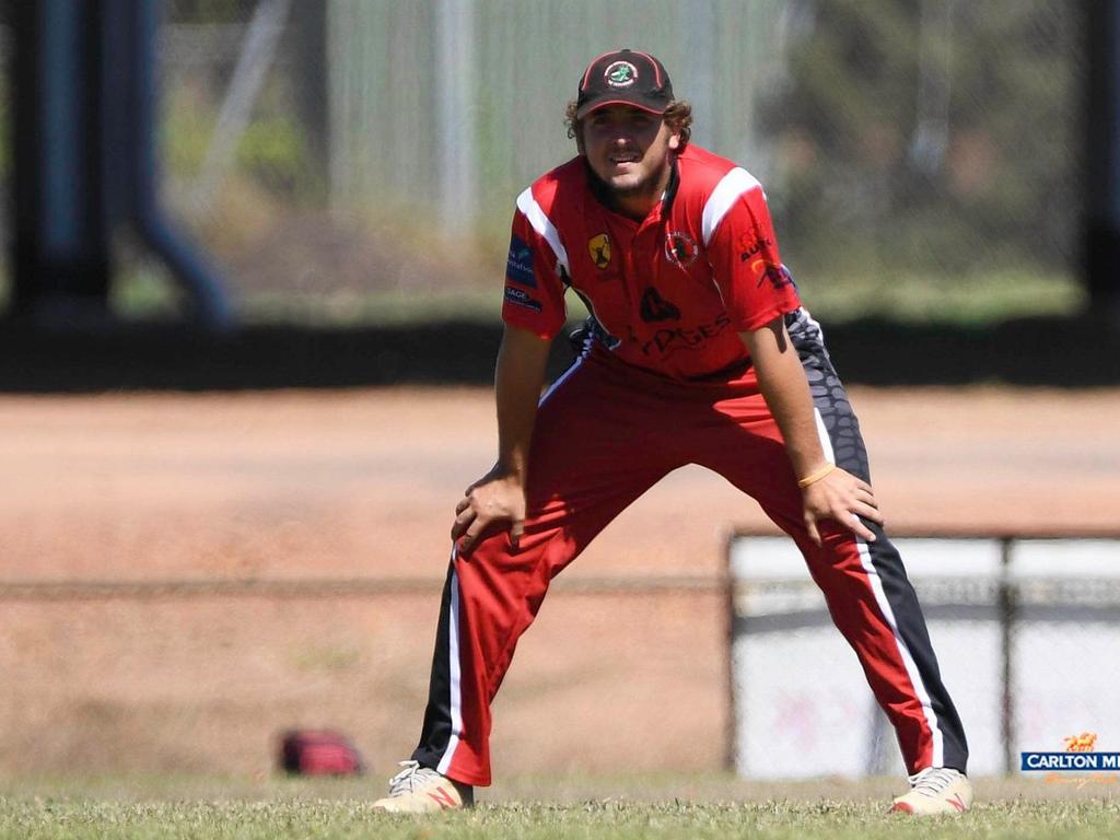 Nathan Hangan waits for a chance. Picture: NT Cricket.