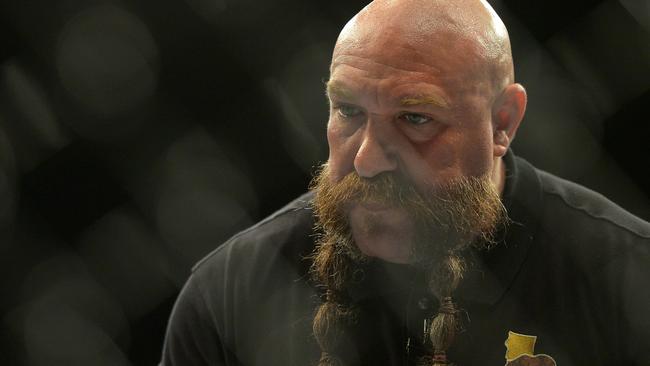 Referee Mike Beltran during UFC 199.