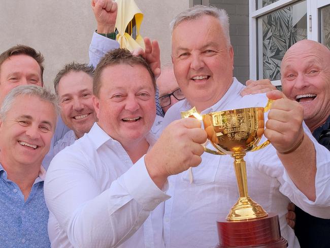 St Joey's alumni owned horse Tralee Rose won the  Geelong Cup pi ccelebrating at the Cremorne Hotel.David Costa , John Fitzgerald , Matt Sheehan Peter Fitzgerald , Ian Mckinnon , and Jonathan Parish