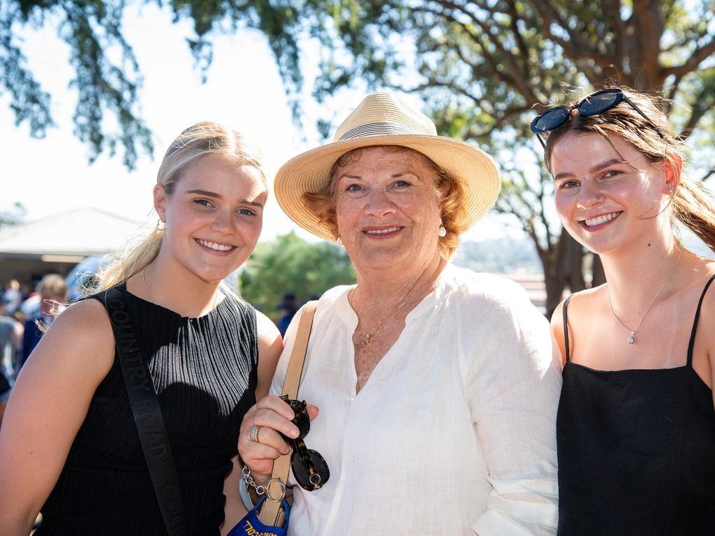 Allie Ryan (left) with Linda Ryan and Gabby Boardman. Picture: Bev Lacey