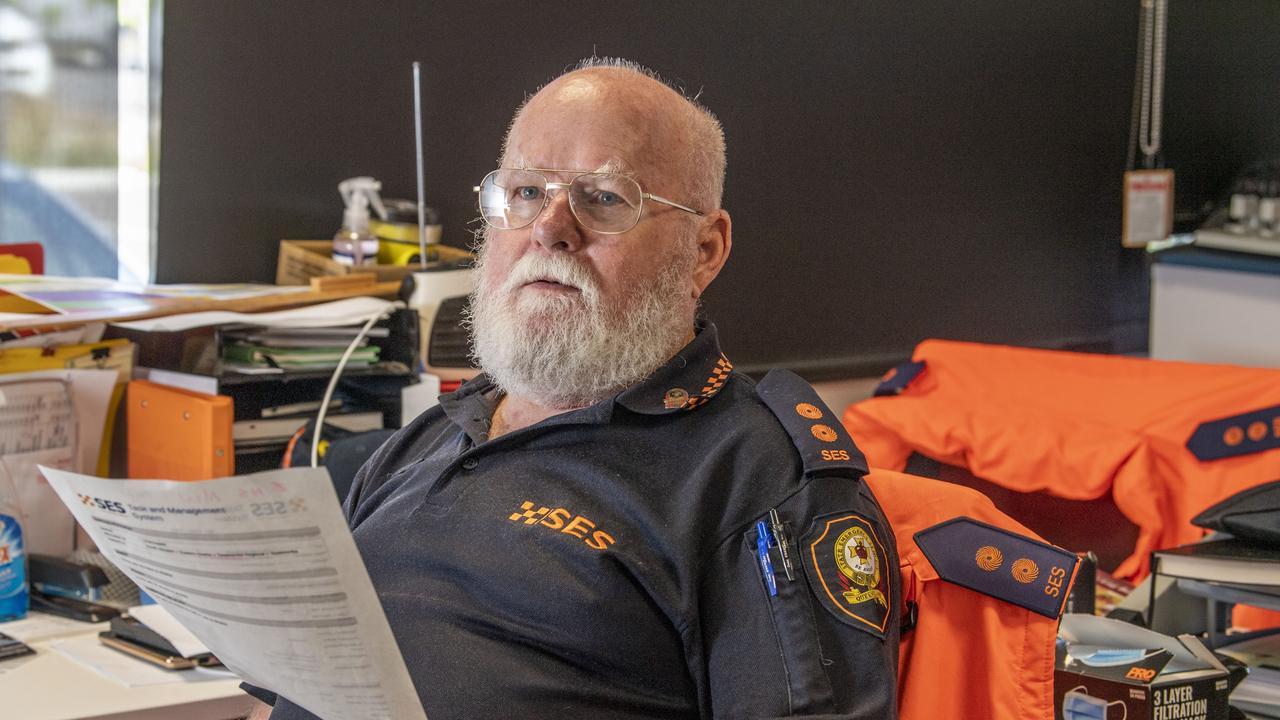 Frank Devlin, group leader, SES Toowoomba Group. Monday, February 28, 2022. Picture: Nev Madsen.