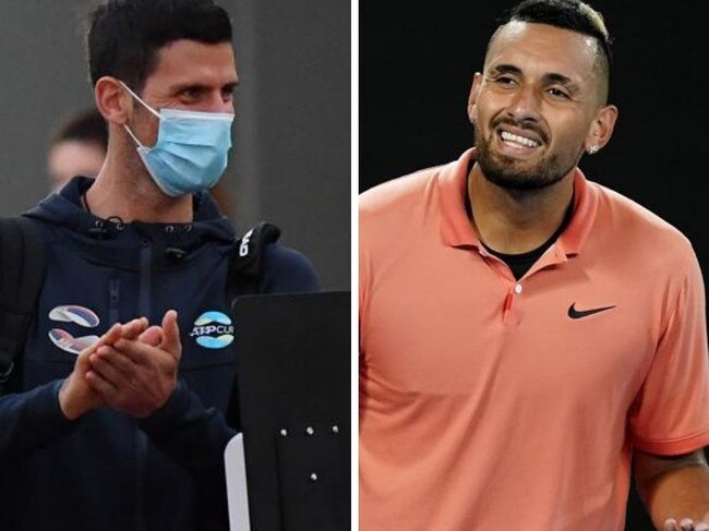 Nick Kyrgios isn't Novak Djokovic's biggest fan.